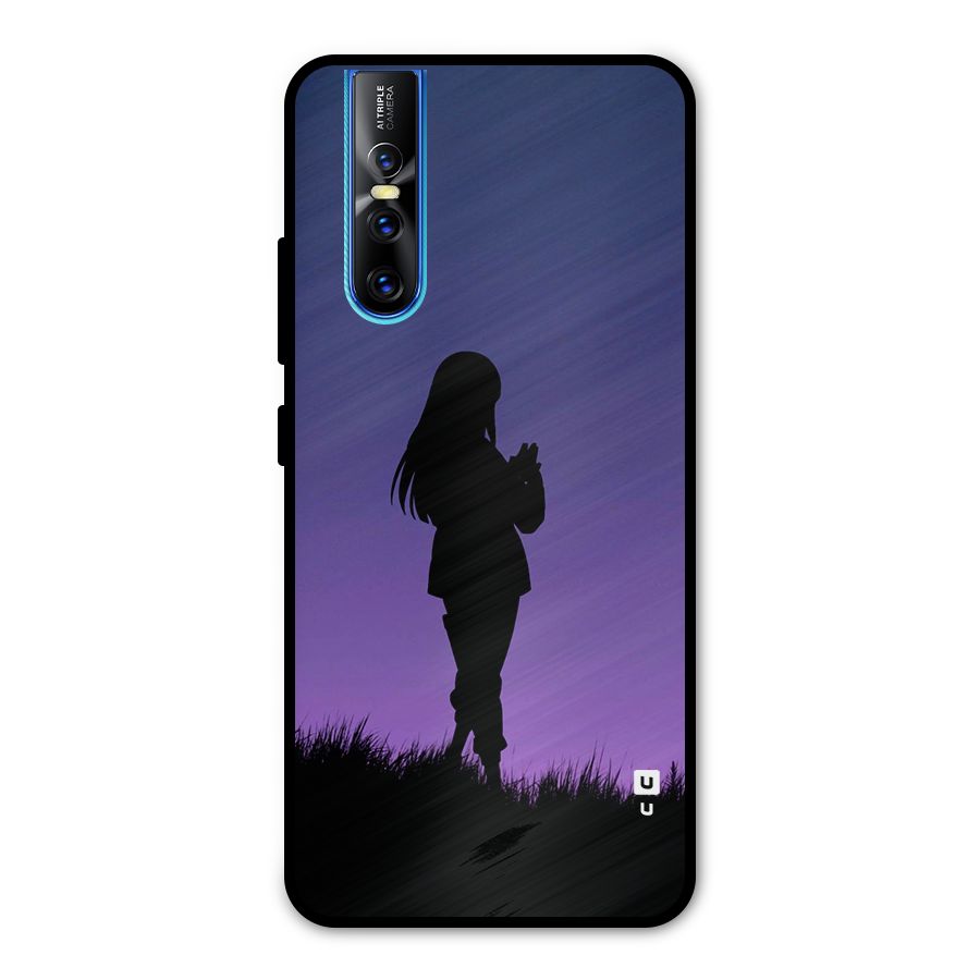 Hinata Shadow Metal Back Case for Vivo V15 Pro