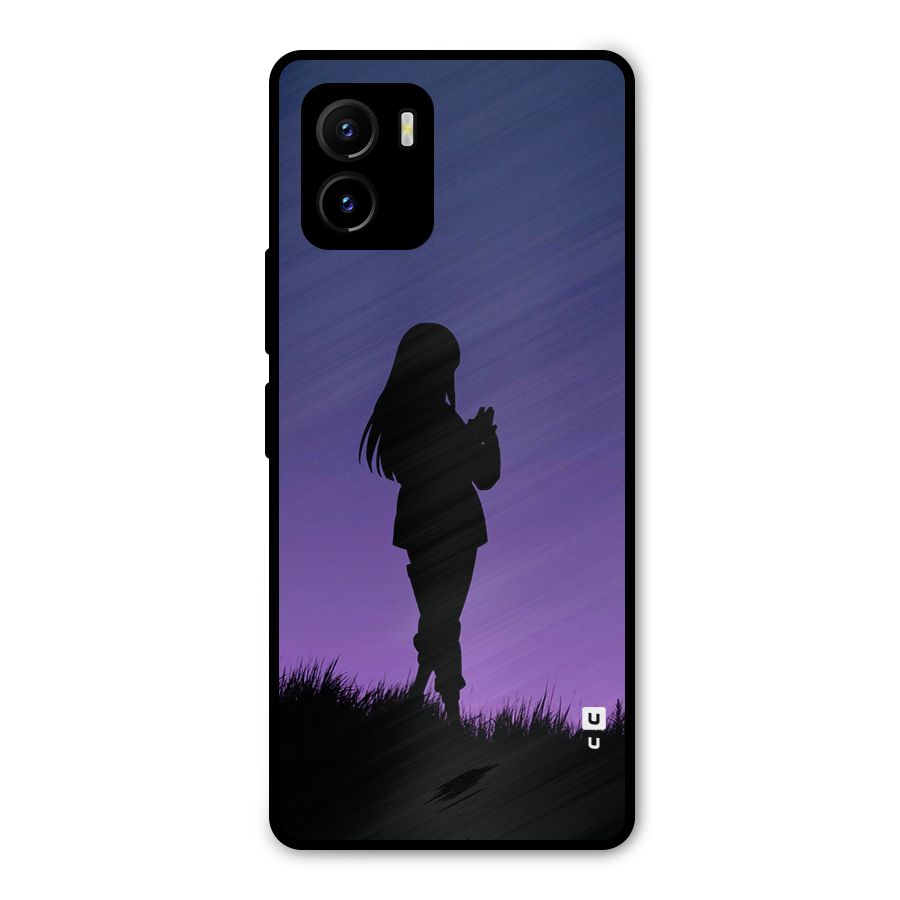 Hinata Shadow Metal Back Case for Vivo Y15s