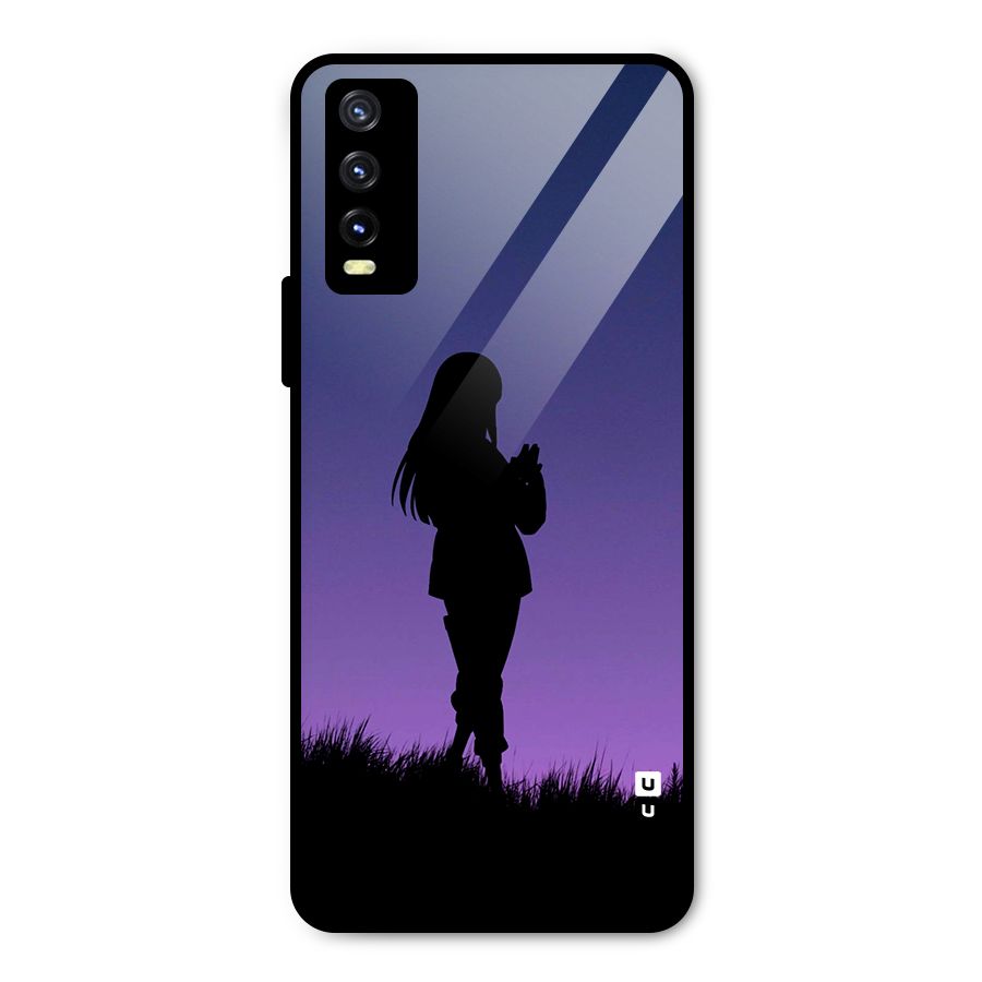 Hinata Shadow Metal Back Case for Vivo Y20t