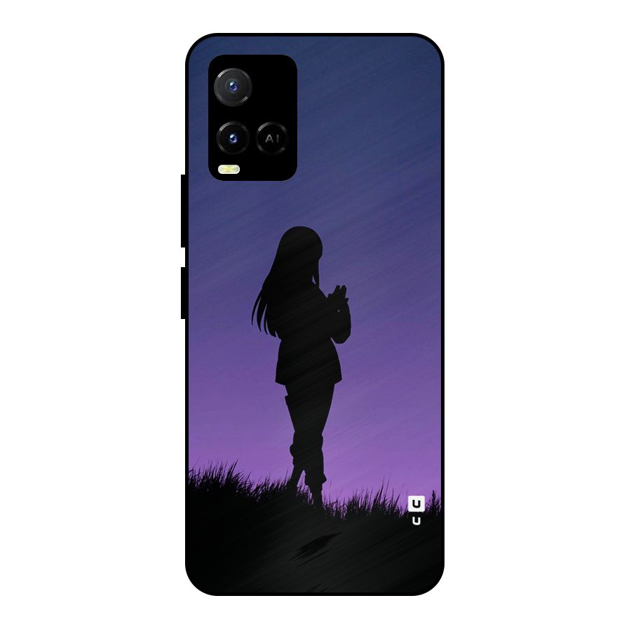 Hinata Shadow Metal Back Case for Vivo Y21