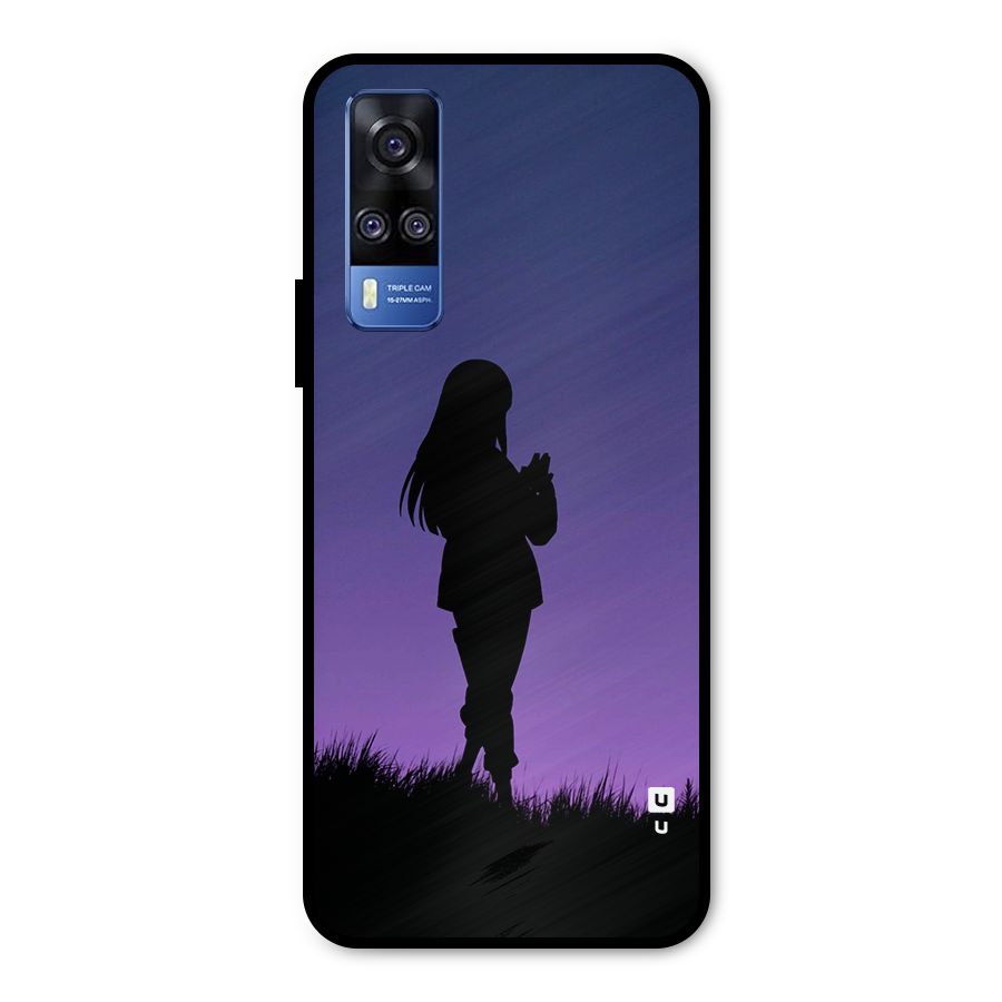 Hinata Shadow Metal Back Case for Vivo Y51A