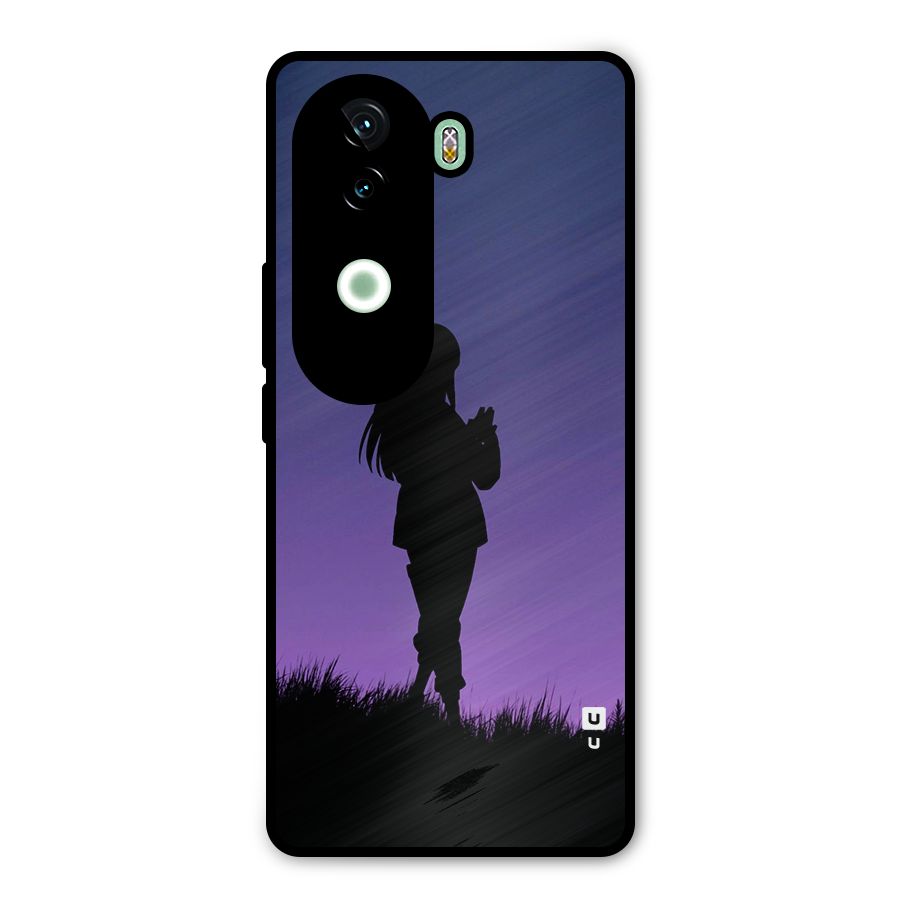Hinata Shadow Metal Back Case for iQOO Z9s