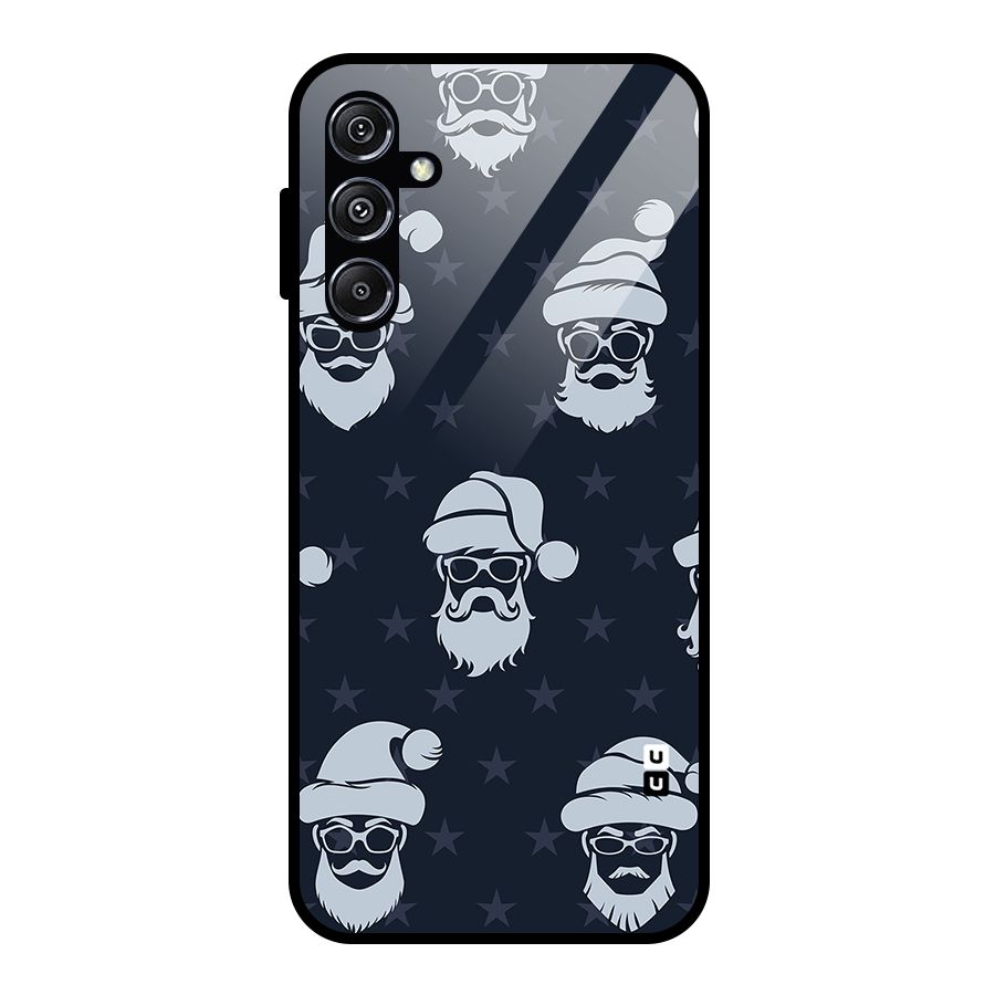 Hipster Santa Glass Back Case for Galaxy M34 5G