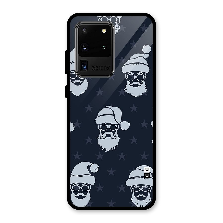 Hipster Santa Glass Back Case for Galaxy S20 Ultra