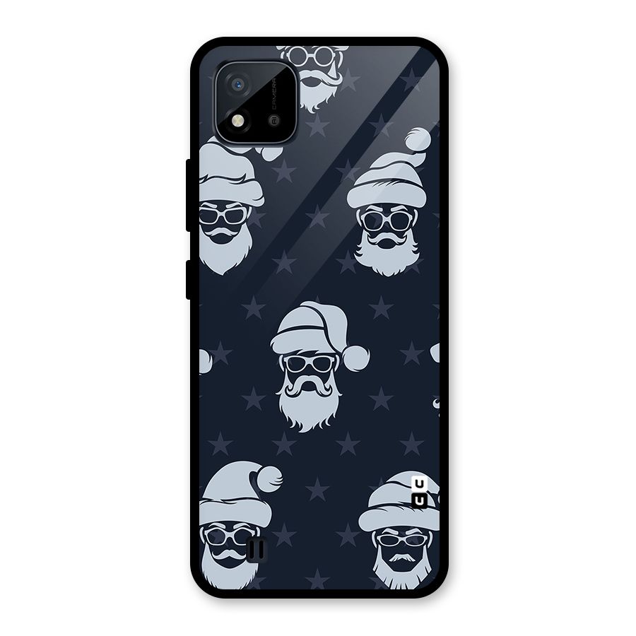 Hipster Santa Glass Back Case for Realme C11 2021