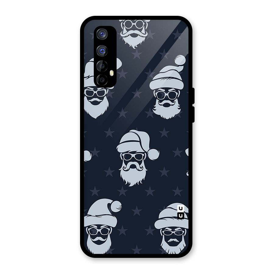 Hipster Santa Glass Back Case for Realme Narzo 20 Pro