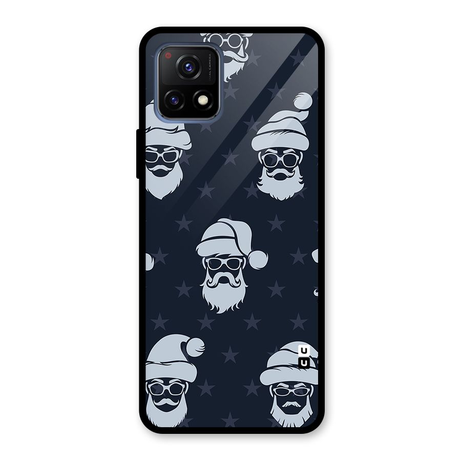 Hipster Santa Glass Back Case for Vivo Y72 5G