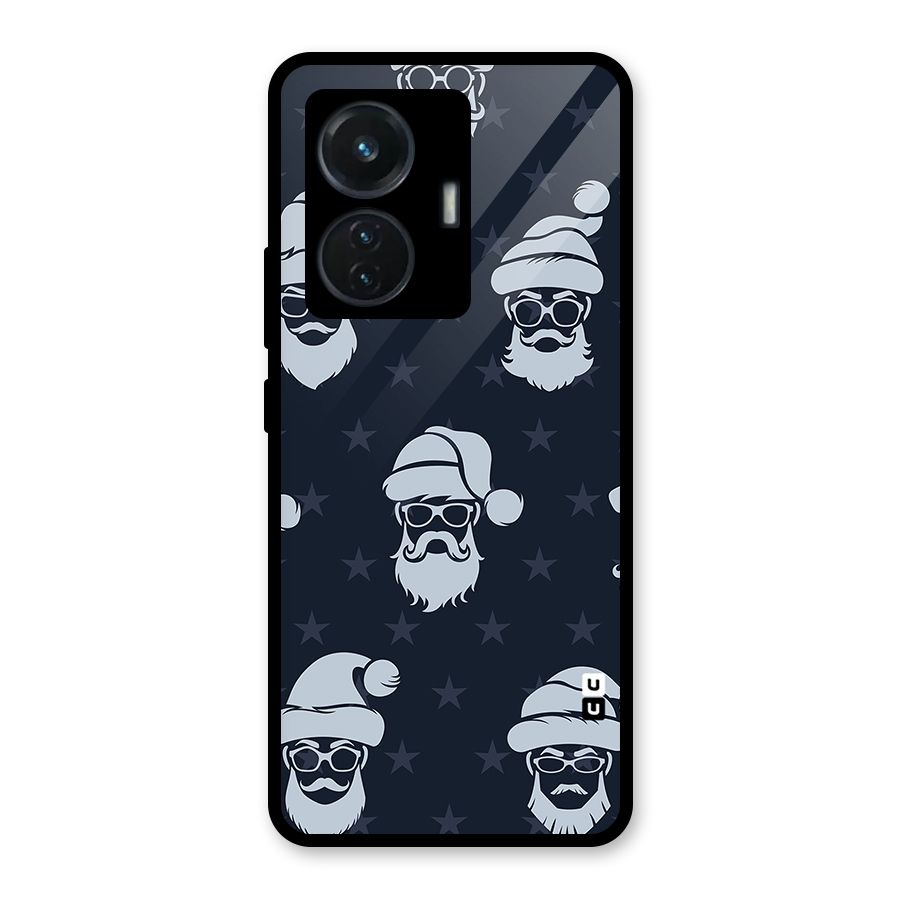 Hipster Santa Glass Back Case for iQOO Z6 44W