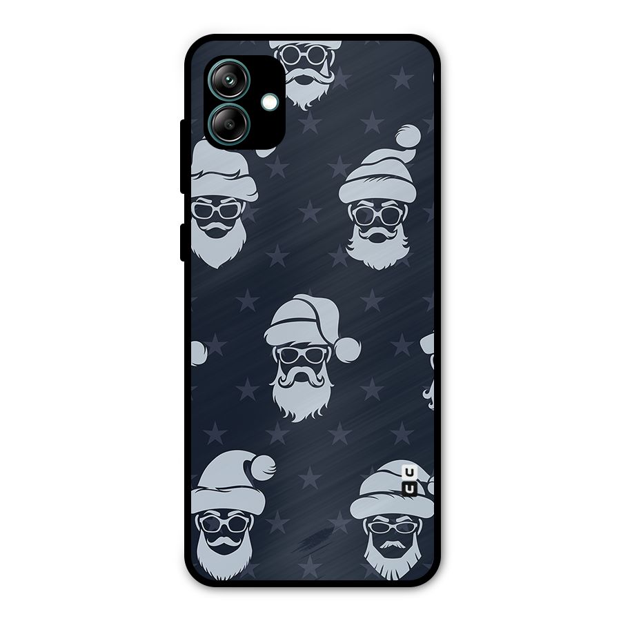 Hipster Santa Metal Back Case for Galaxy A04
