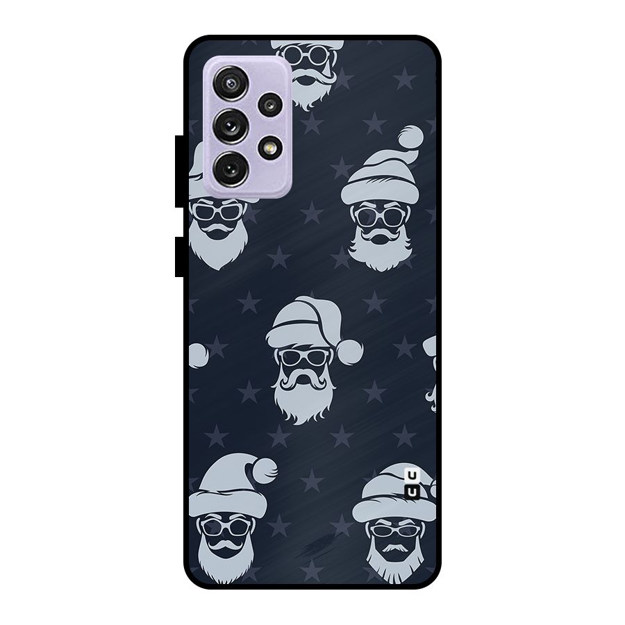 Hipster Santa Metal Back Case for Galaxy A72