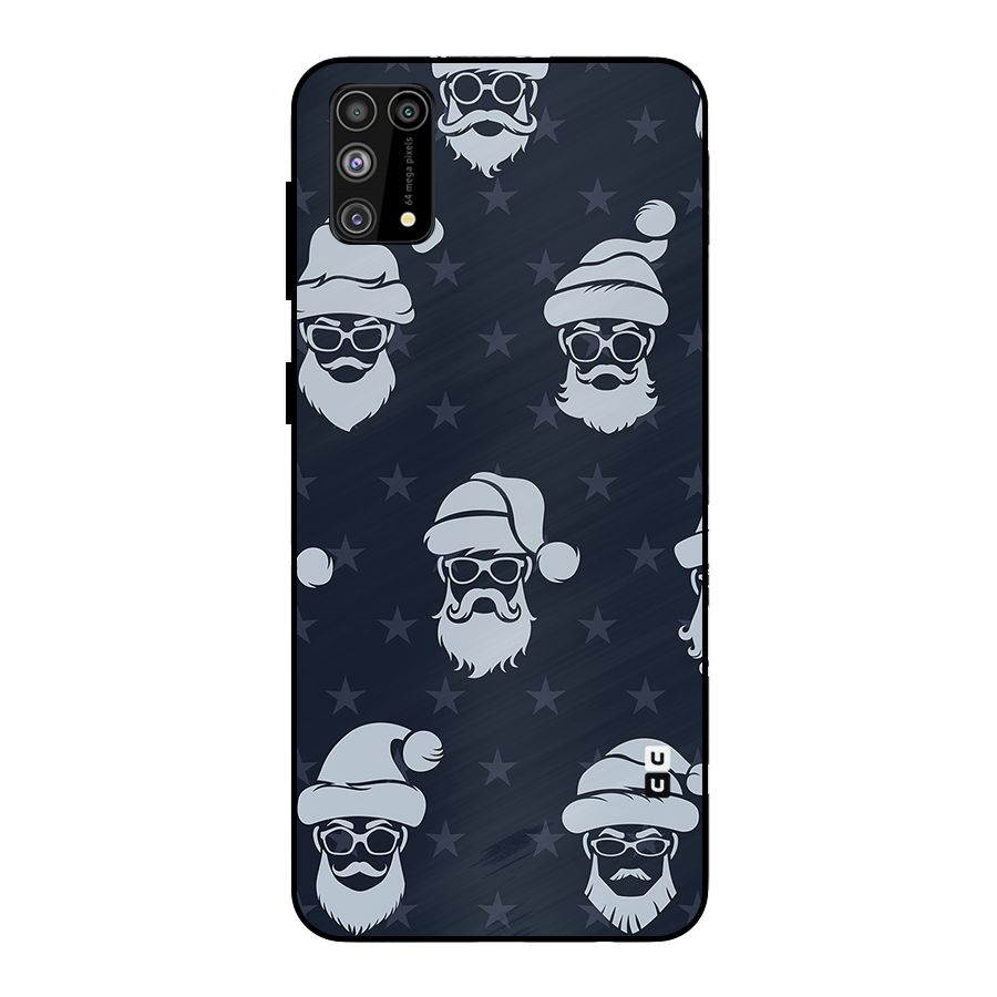 Hipster Santa Metal Back Case for Galaxy F41