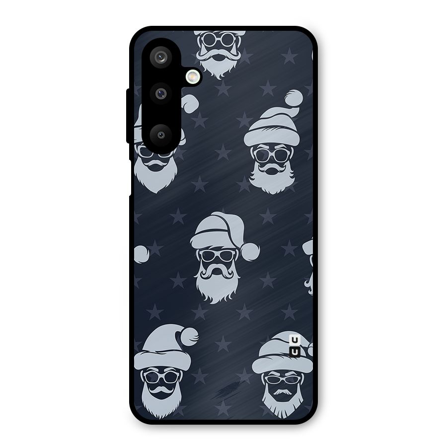 Hipster Santa Metal Back Case for Galaxy M16