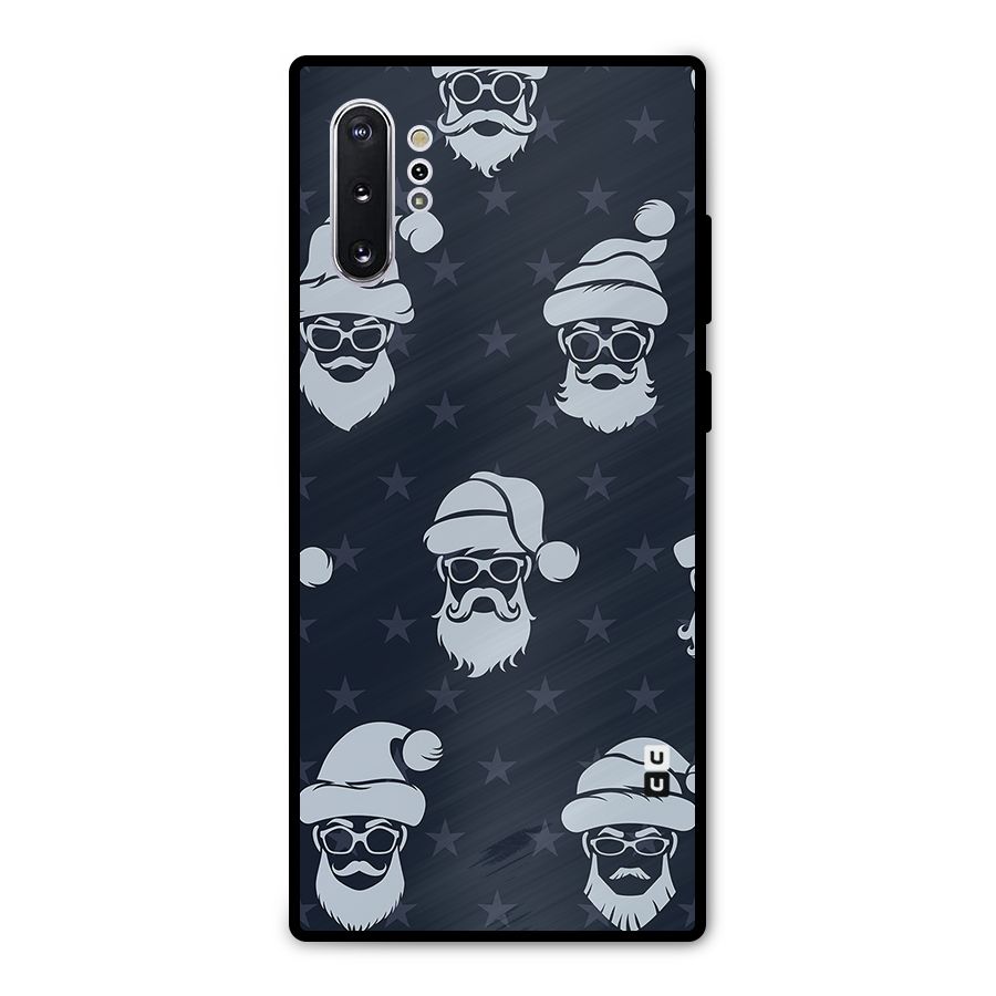 Hipster Santa Metal Back Case for Galaxy Note 10 Plus