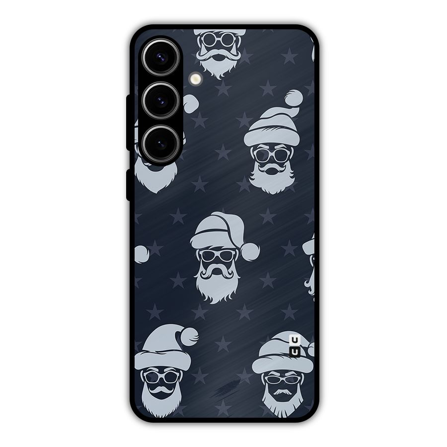Hipster Santa Metal Back Case for Galaxy S24 Plus