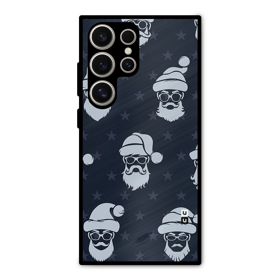 Hipster Santa Metal Back Case for Galaxy S24 Ultra
