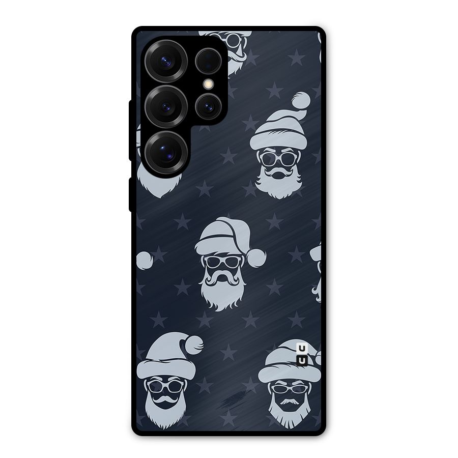 Hipster Santa Metal Back Case for Galaxy S25 Ultra