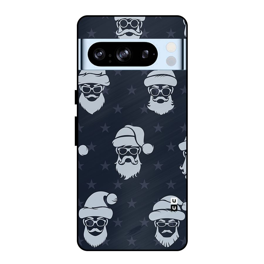Hipster Santa Metal Back Case for Google Pixel 8 Pro