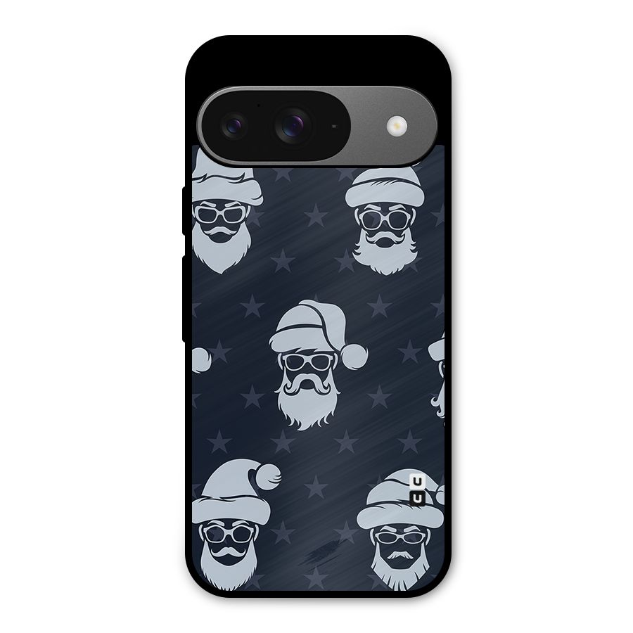 Hipster Santa Metal Back Case for Google Pixel 9