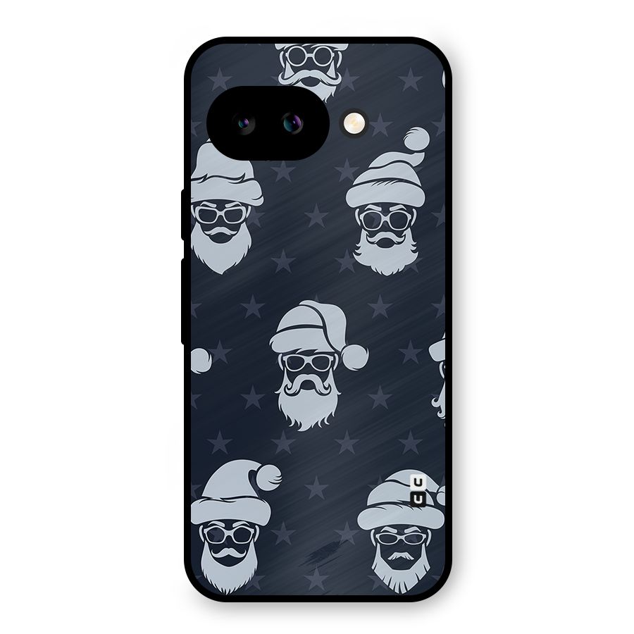 Hipster Santa Metal Back Case for Google Pixel 9a