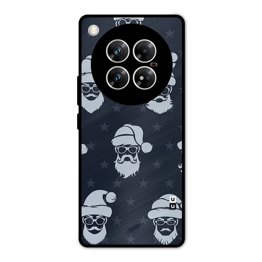 Hipster Santa Metal Back Case for Infinix Zero 40 5G
