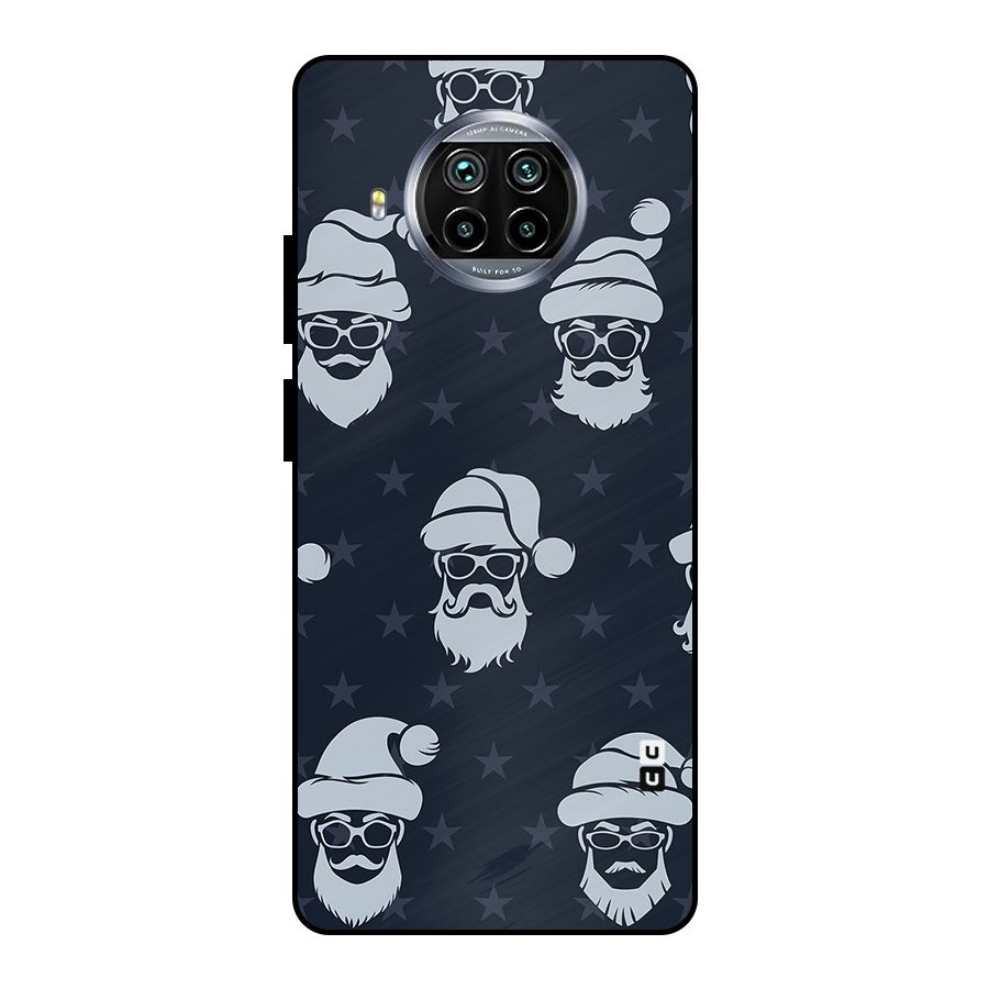 Hipster Santa Metal Back Case for Mi 10i