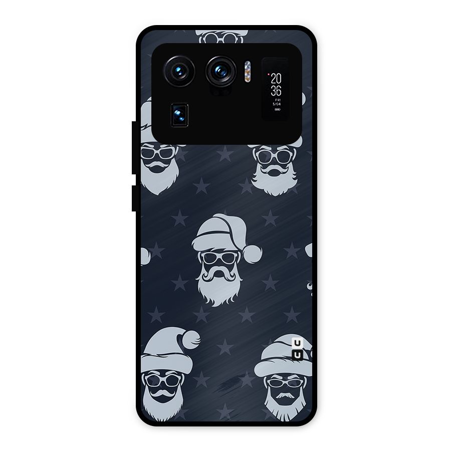 Hipster Santa Metal Back Case for Mi 11 Ultra