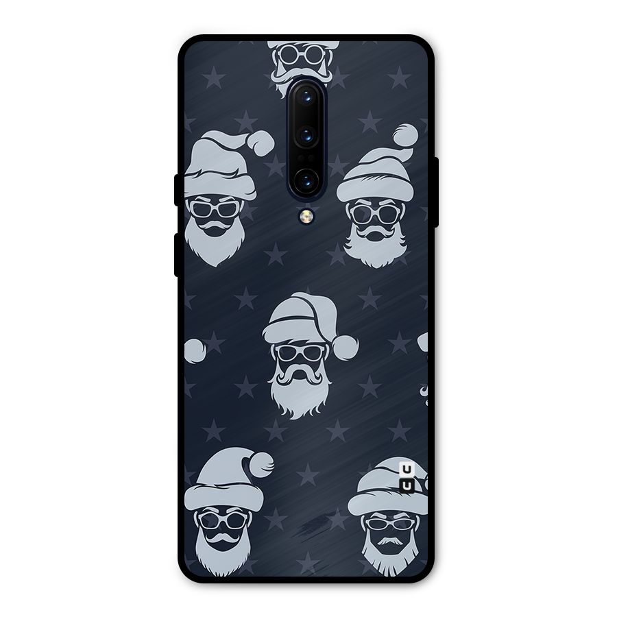 Hipster Santa Metal Back Case for OnePlus 7 Pro