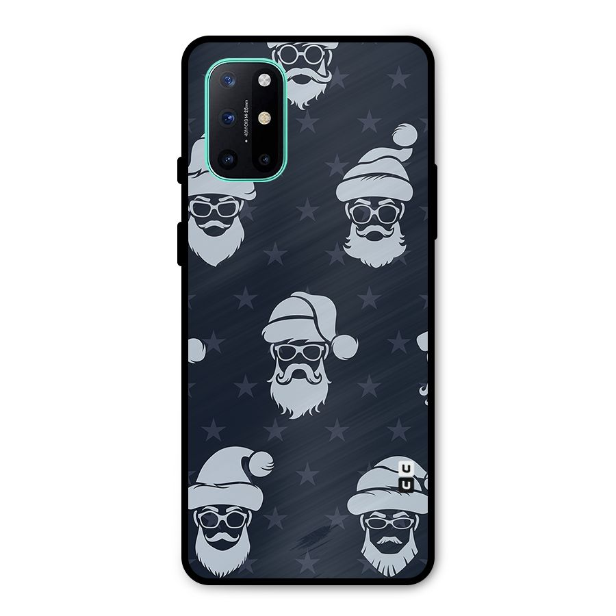 Hipster Santa Metal Back Case for OnePlus 8T