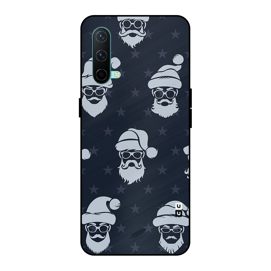 Hipster Santa Metal Back Case for OnePlus Nord CE 5G