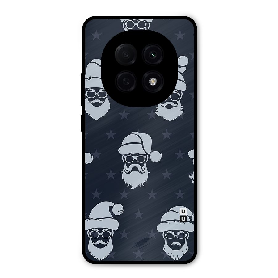 Hipster Santa Metal Back Case for Oppo F29 Pro