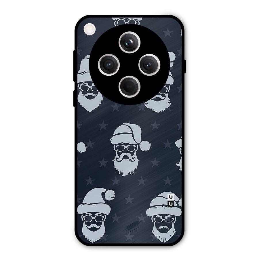 Hipster Santa Metal Back Case for Oppo Find X8