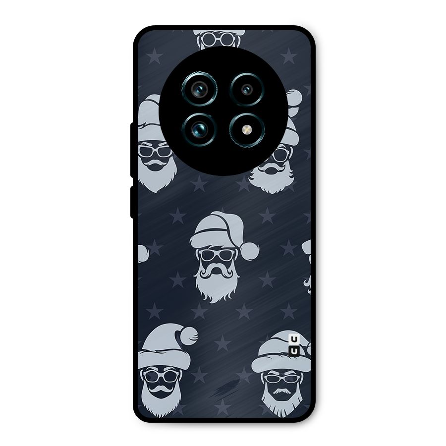 Hipster Santa Metal Back Case for Realme 13 Pro Plus
