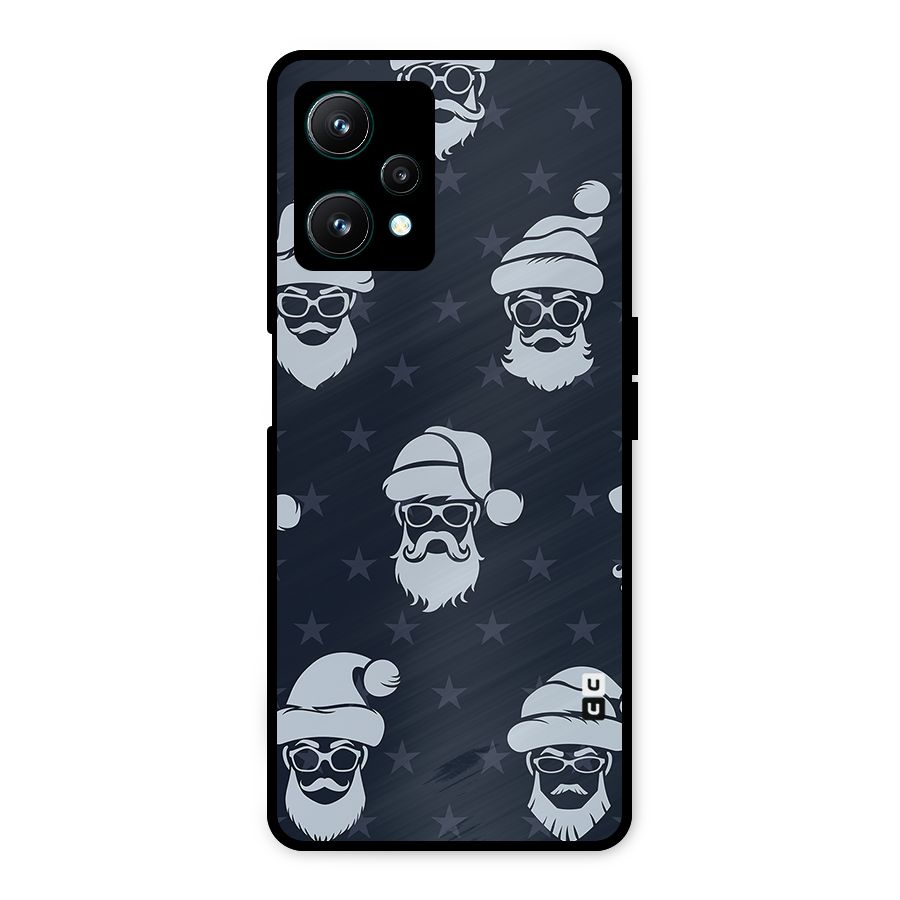 Hipster Santa Metal Back Case for Realme 9 Pro 5G