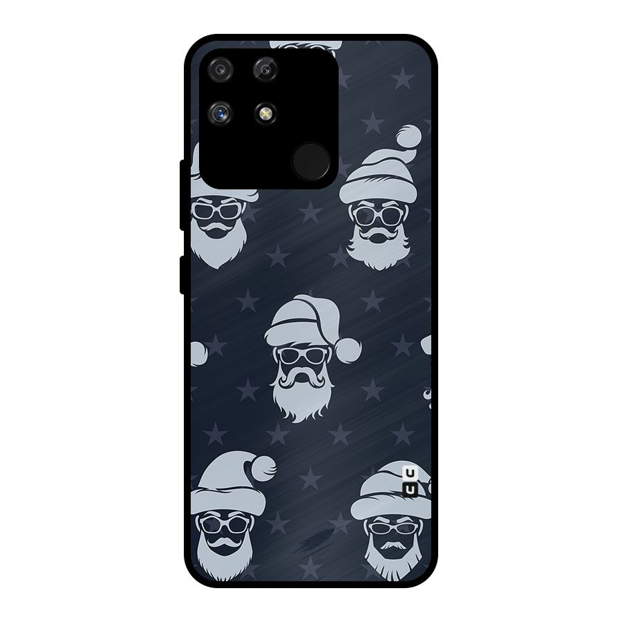Hipster Santa Metal Back Case for Realme Narzo 50A