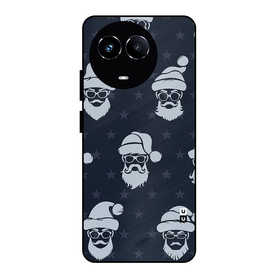 Hipster Santa Metal Back Case for Realme Narzo 60X