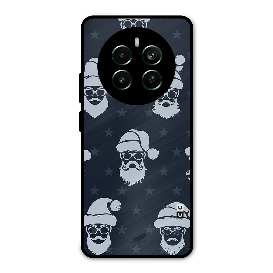 Hipster Santa Metal Back Case for Realme Narzo 70 Pro