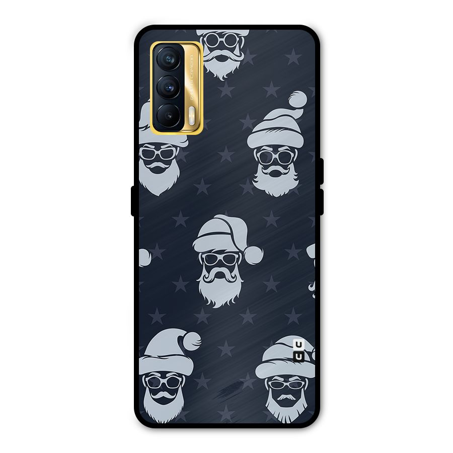 Hipster Santa Metal Back Case for Realme X7