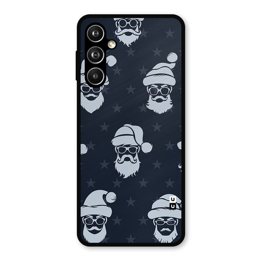 Hipster Santa Metal Back Case for Samsung Galaxy M54