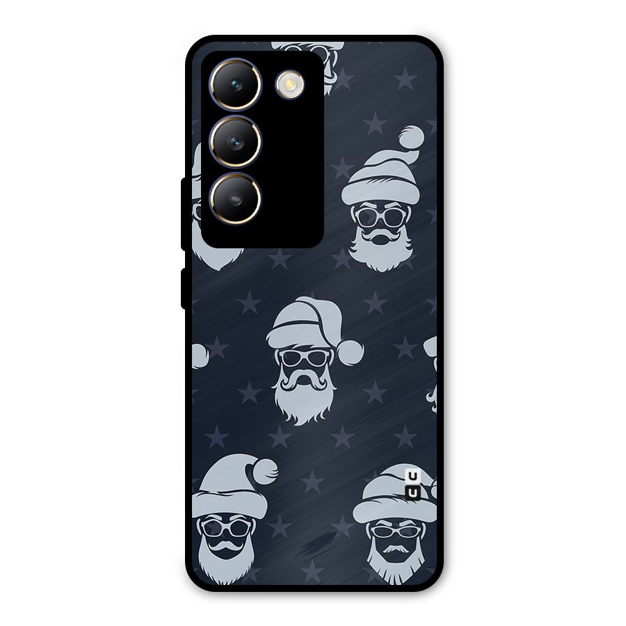 Hipster Santa Metal Back Case for Vivo T3 5G