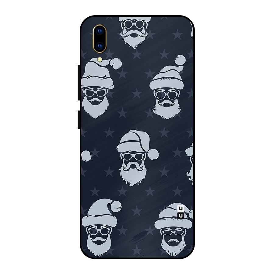 Hipster Santa Metal Back Case for Vivo V11 Pro