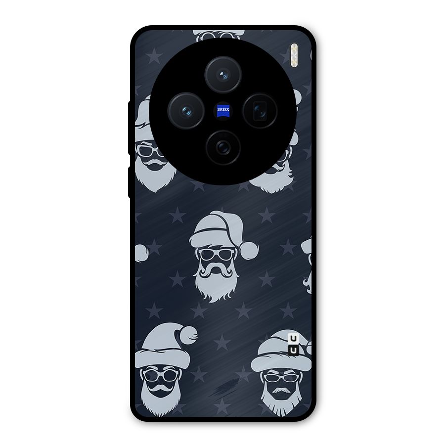 Hipster Santa Metal Back Case for Vivo X200