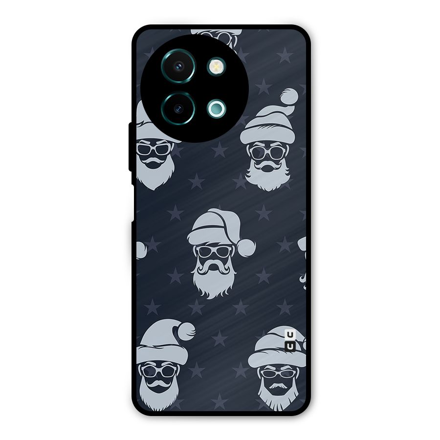 Hipster Santa Metal Back Case for Vivo Y58