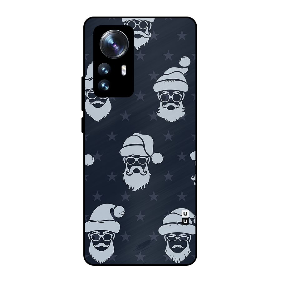 Hipster Santa Metal Back Case for Xiaomi 12 Pro
