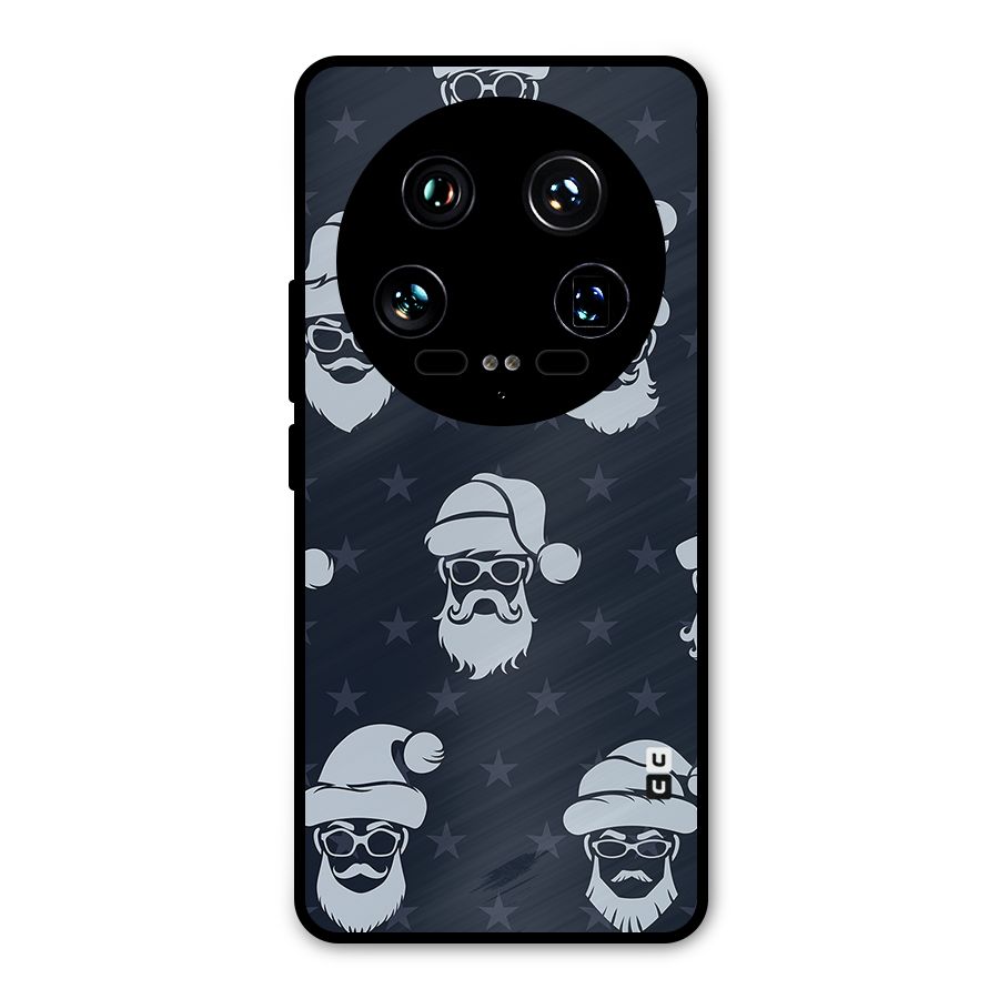 Hipster Santa Metal Back Case for Xiaomi 14 Ultra
