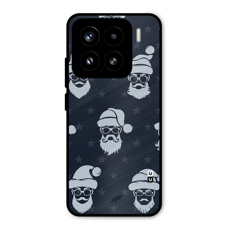 Hipster Santa Metal Back Case for Xiaomi 15