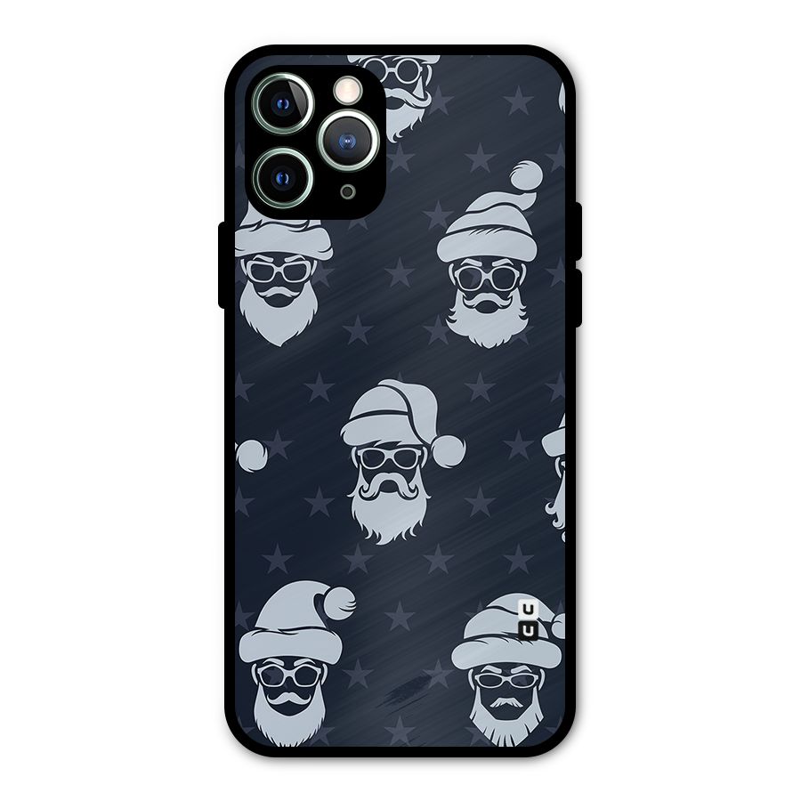 Hipster Santa Metal Back Case for iPhone 11 Pro Max