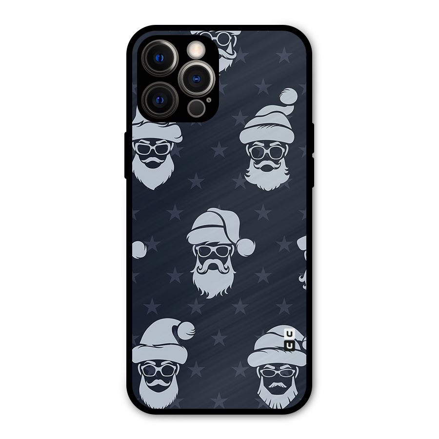 Hipster Santa Metal Back Case for iPhone 12 Pro Max