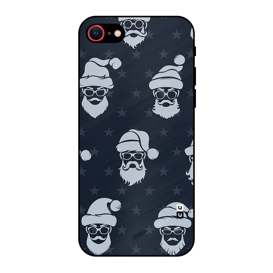 Hipster Santa Metal Back Case for iPhone 7