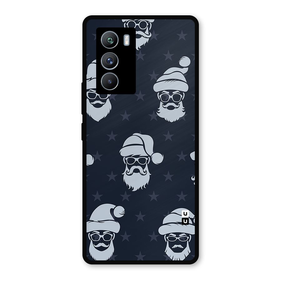 Hipster Santa Metal Back Case for iQOO 9 SE