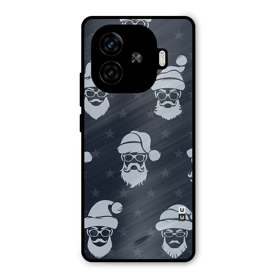 Hipster Santa Metal Back Case for iQOO Neo 10R